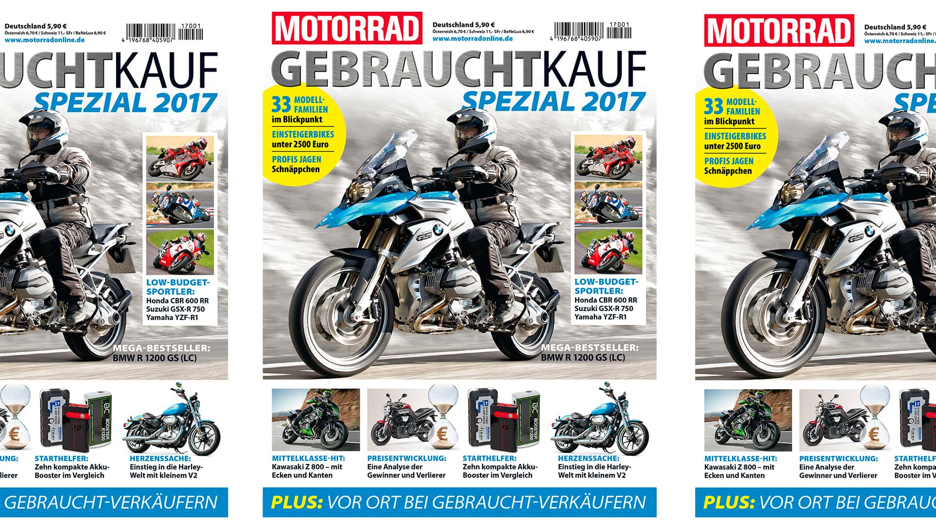 Motorraeder MOTORRAD Gebrauchtkauf Spezial 2017