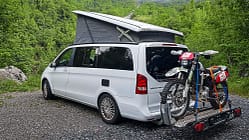 Heckträger Motorradtransport