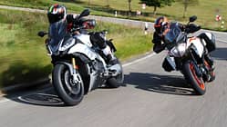 Aprilia Tuono V4, KTM 1290 Super Duke GT Vergleichstest