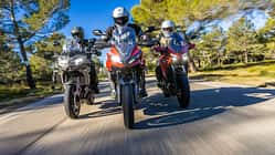 Triumph Tiger Sport 660, Kawasaki Versys 650, Yamaha Tracer 7 GT Vergleichstest