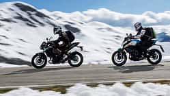 Kawasaki Z 500, CFMoto 450 NK im Alpen-Test