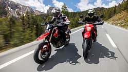 Ducati Hypermotard 698 Mono und Gasgas SM 700 Vergleichstest