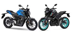 Honda CB 125 R und Yamaha MT-125 (2024)