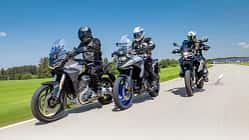 Moto Guzzi Stelvio, Suzuki V-Strom 1050, BMW R 1200 GS (2016) Vergleichstest