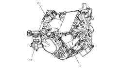 QJMotor Patent Dreizylinder Triple AMT