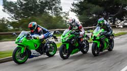 Kawasaki Ninja ZX-10R, Kawasaki Ninja ZX-4RR, Kawasaki Ninja ZX-6R Vergleichstest