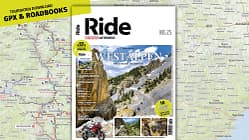 Ride 25 Heft Cover inkl. Tourenkarte