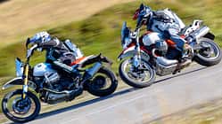 Vergleichstest Moto Guzzi V85 TT und BMW R 12 G/S