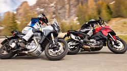 Ducati Multistrada V2 S und Moto Guzzi Stelvio PFF