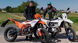 1000PS Supermoto-Vergleich Suzuki DR-Z 400 SM KTM 390 SMC R