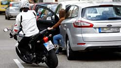 Dooring Unfall Autotür Motorrad