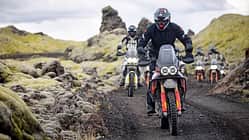 Motorradreise Island