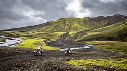 Motorradreise Island