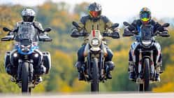 Vergleich BMW R 12 G/S, F900 GS, R 1300 GS Vergleich BMW R 12 G/S, F900 GS, R 1300 GS
