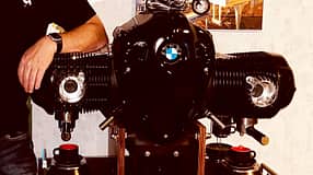 Siebträger-Kaffemaschine aus BMW R18-Boxer