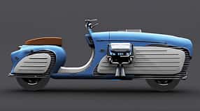 Dieselpunk Roller mit V4-Motor von Saint Peter's Builds