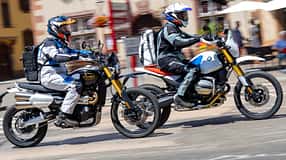 BMW R 12 G/S und Triumph Scrambler 1200 XE Icon Edition
