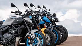 Vergleichstest Suzuki GSX-8S, Honda CB 750 Hornet, Triumph Trident 660, Kawasaki Z 650 und Yamaha MT-07