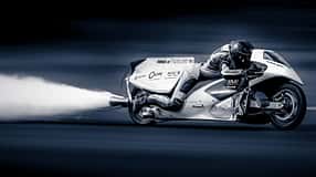 Dragster mit Wasserdampfantrieb