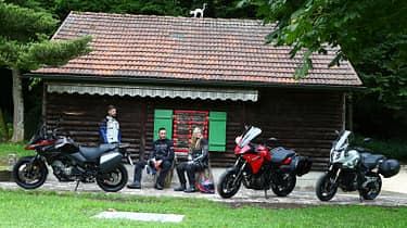 CF Moto 650 MT, Suzuki V-Strom 650 XT, Yamaha Tracer 7 GT Vergleichstest