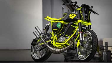 Simson S51 Zweitakt Umbau Custombike Holy Bastard von Tony Möckel