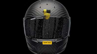 Wipey Motorradhelm-Scheibenwischer