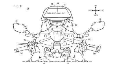 Honda Patent Head-up-Display HUD
