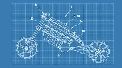 BMW Patent Elektromotorrad