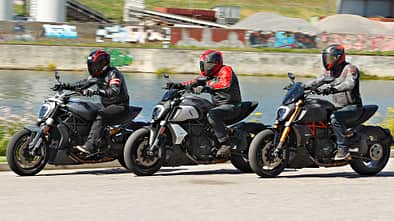 Ducati Diavel 1260, Ducati Diavel 1260 S und Ducati XDiavel.