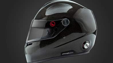 Integralhelm mit Wasserkühlung von Pininfarina und Roux Helmets