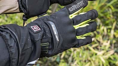 handschuhe, winter, beheizbar, orina, tesla Orina Tesla - Beheizbare Motorradhandschuhe.