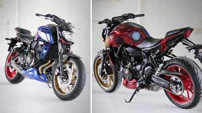 Yamaha MT-07 "Iron Man" und "Captain America" von AD Koncept.