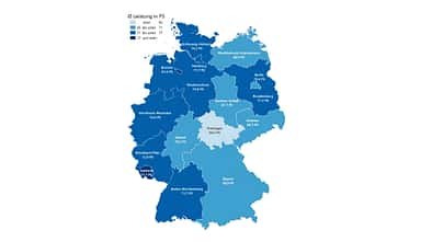 Motorradversicherung Bundesland Motorrad Leistung in PS