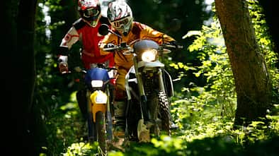 Enduro Wald Offroad Rumänien