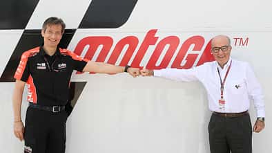 Aprilia Racing MotoGP  Massimo Rivola Carmelo Ezpeleta