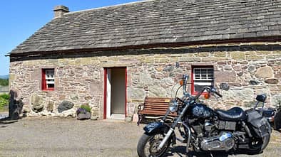 Hütte der Davidsons in Schottland
