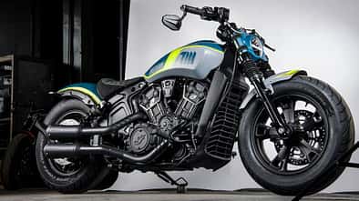 Neon Scout Bobber Sixty Limited Edition Tank Machine Indian Etoile