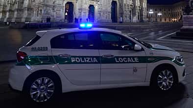 Polizei Mailand Polizeiauto