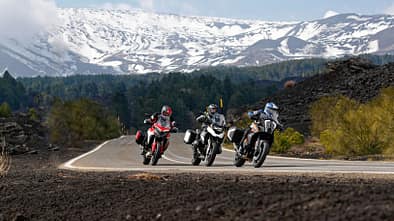 BMW R 1250 GS, Ducati Multistrada V4 S, KTM 1290 Super Adventure S Vergleichstest