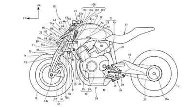 Honda Patent Hossack Naked Bike Aerodynamik