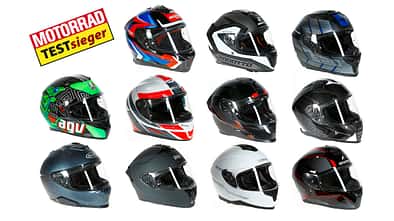 Test Motorrad-Integralhelme mittlere Preisklasse
