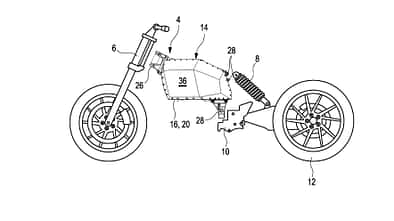 BMW Motorrad Elektro Elektromotorrad Patent (12/2023)