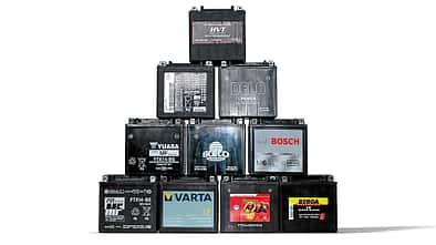 Motorradbatterie