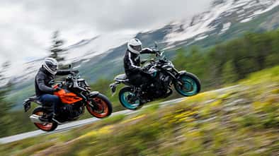 KTM 990 Duke Yamaha MT-09 Alpen-Test KTM 990 Duke Yamaha MT-09 Alpen-Test