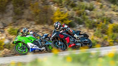 Aprilia, Kawasaki, Gruppenbild