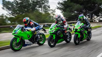 Kawasaki Ninja ZX-10R, Kawasaki Ninja ZX-4RR, Kawasaki Ninja ZX-6R Vergleichstest