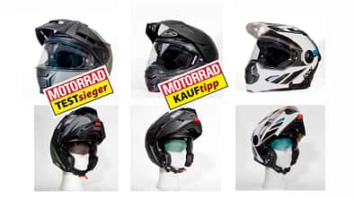 Klapphelme für Reiseendurofahrer, Adventure-Motorradklapphelme im Test Klapphelme für Reiseendurofahrer, Adventure-Motorradklapphelme im Test