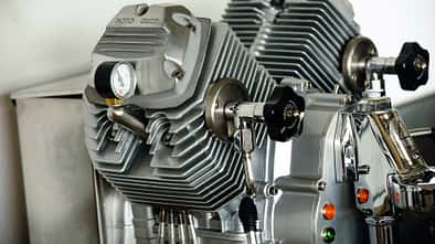 Kaffeemaschinen aus Motorrad-Motoren