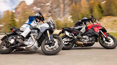 Ducati Multistrada V2 S und Moto Guzzi Stelvio PFF