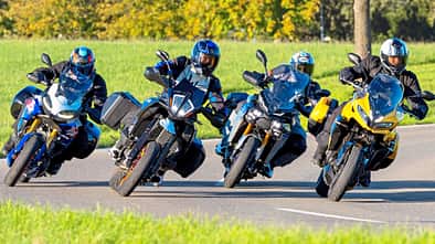 Motorrad Vergleichstest BMW F 900 XR, KTM 890 SMT, Triumph Tiger Sport 800 und Yamaha Tracer 9 GT+